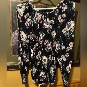 Women's Long sleeve floral shirt